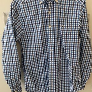 Checked vineyard vines button down shirt